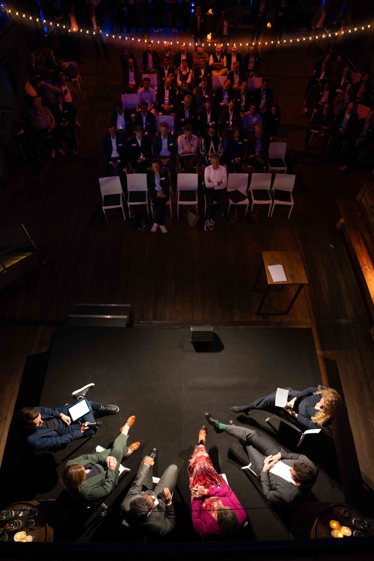 Zuhörer im Saal